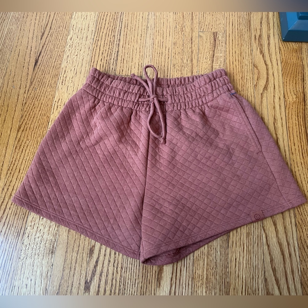 Gilly Hicks High Waist Quilted Shorts Casual Size XS Loungewear